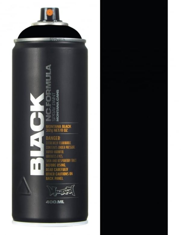 montana black 400ml Black BLK9001