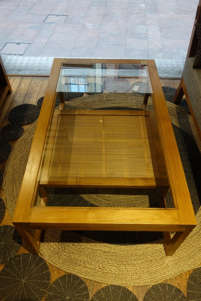 table basse teck et bambou  Toulouse boutiques Table basse teck et bambou Toulouse boutiques