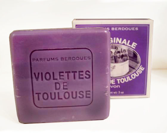 Savon à la violette de Toulouse Berdoues