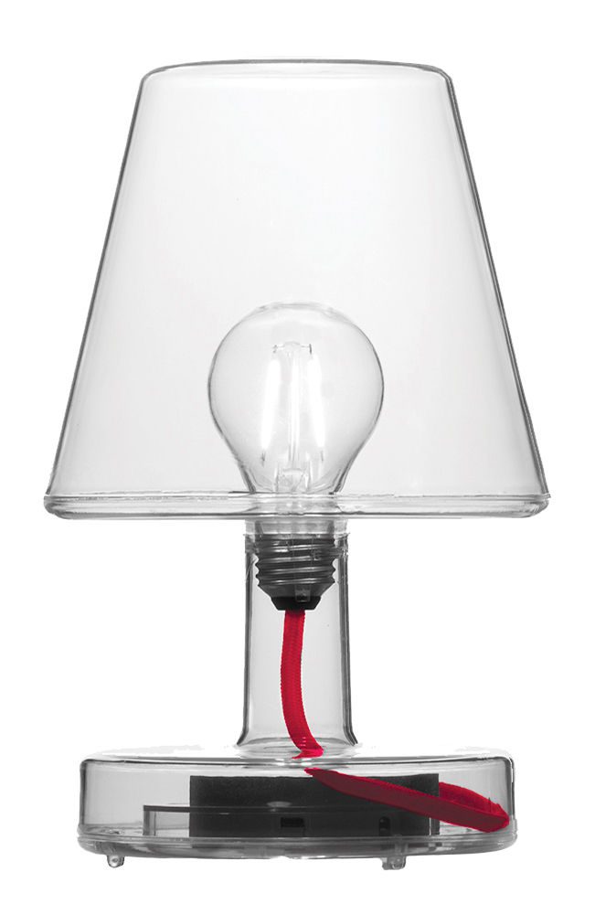 Fatboy Lampe sans fil Transloetje / LED - Ø 16 x H 25 cm Transparent