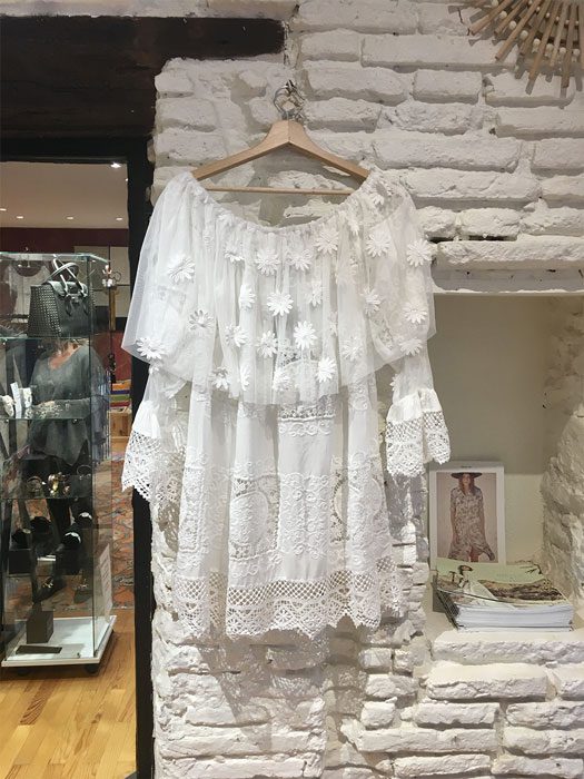 Robe-monaco-romantique blanche boutique vetement femme toulouse