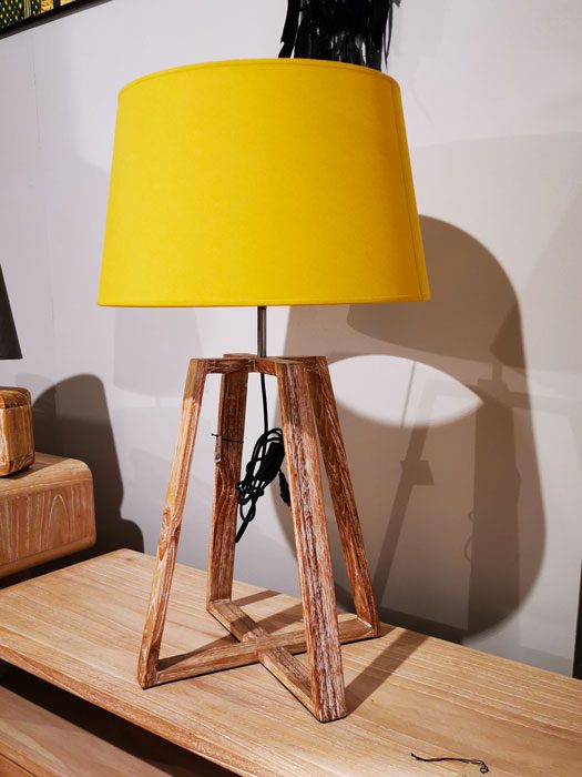 Lampe a poser Jaune Boutique decoration design Toulouse