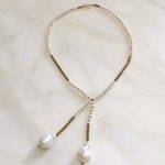 collier demi ras de cou perle baroque perle culture hematite boutique bijoux toulouse