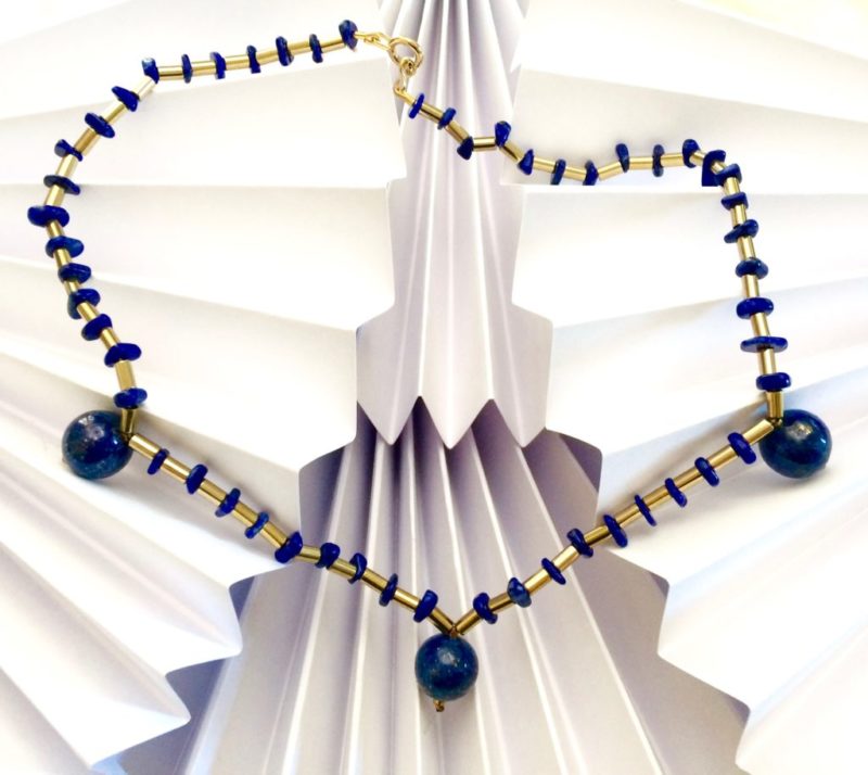 collier ras de cou lapis lazuli boutique bijoux toulouse