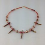 collier ras de cou perle culture agate bois opale rose boutique bijoux toulouse