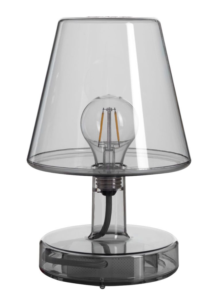 Fatboy Lampe sans fil Transloetje : LED – Ø 16 x H 25 cm Gris toulouse