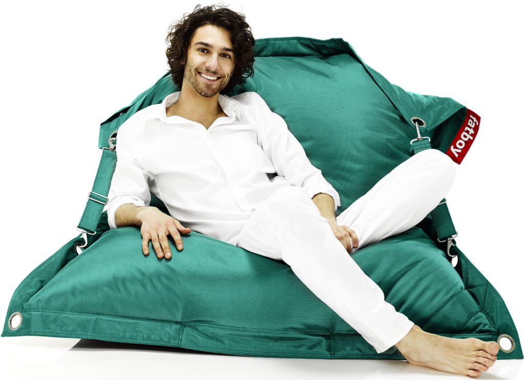 Fatboy Pouf Buggle-up Outdoor : Avec sangles ajustables Turquoise