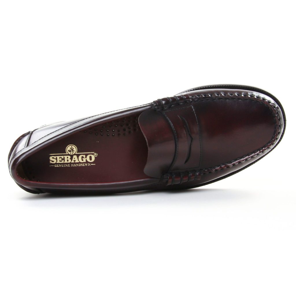 Sebago Mocassion Bargundy Brown Toulouse chaussures