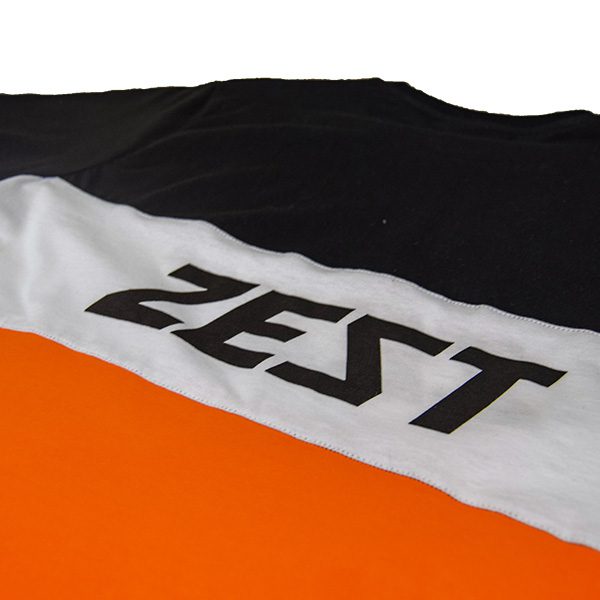Stripe-Orange-T4 zest Toulouse boutique