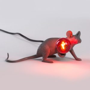Seletti- lampe souris grise allongée toulouse boutiques