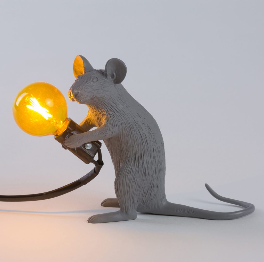 Seletti - lampe souris grise Toulouse Boutiues