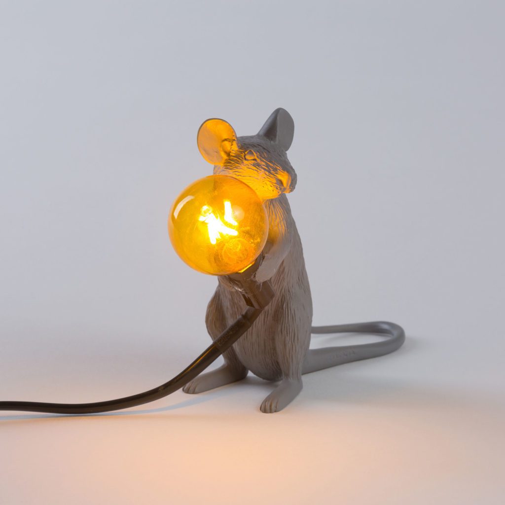 Seletti - lampe souris grise Toulouse boutiques