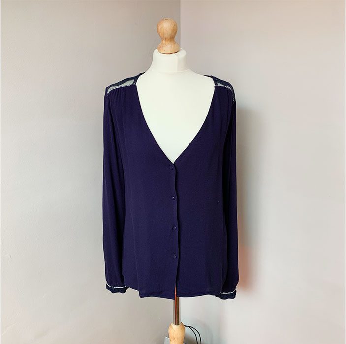 Blouse-bleu Toulouse boutique Zinc et Toiles