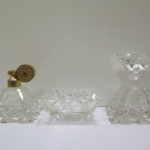 Marcel FRANCK 3 pièces en cristal signée Toulouse boutique