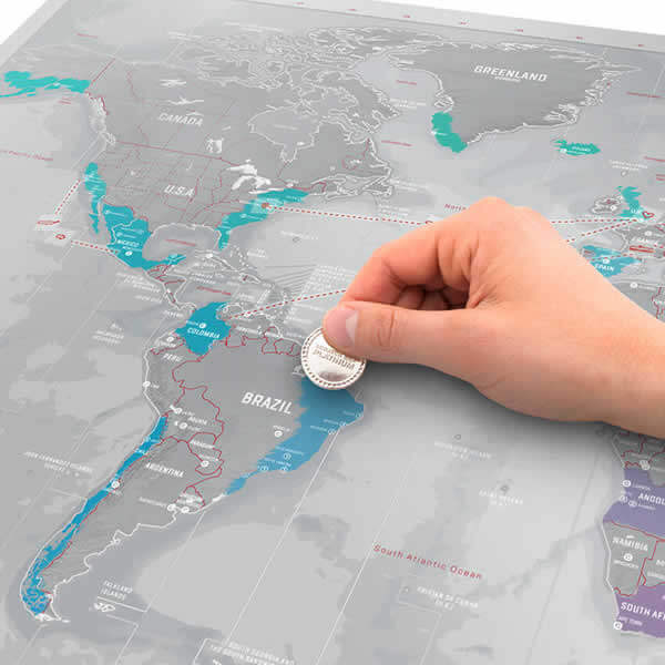 Scratch map Platinium Toulouse Boutiques