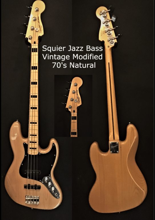 Squier Jazz Bass Vintage modified 70s Valley and Blues ToulosueBoutiques.com