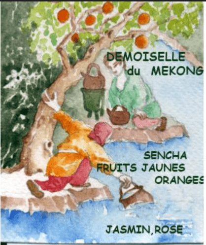 thé vert pêche orange rose jasmin Toulouse