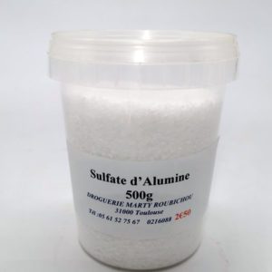 Sulfate-d'Alumine-500g-Toulouse-Droguerie