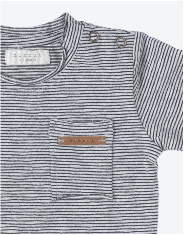 t-shirt Longsleeve stripe black/white 2 Nixnut