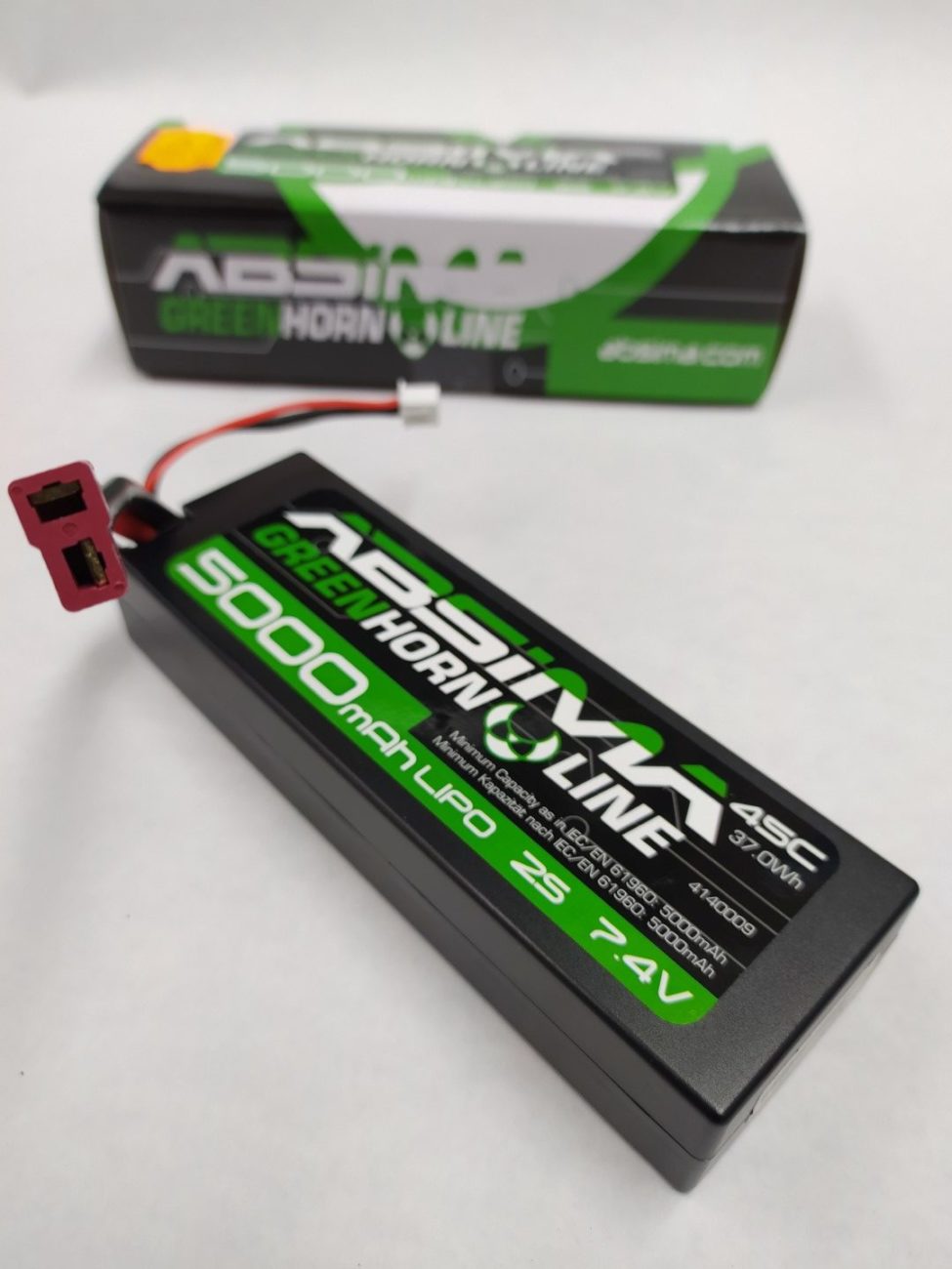 Batterie Absima Rechargeable Lipo 7,4v 500mAh 45C (1)