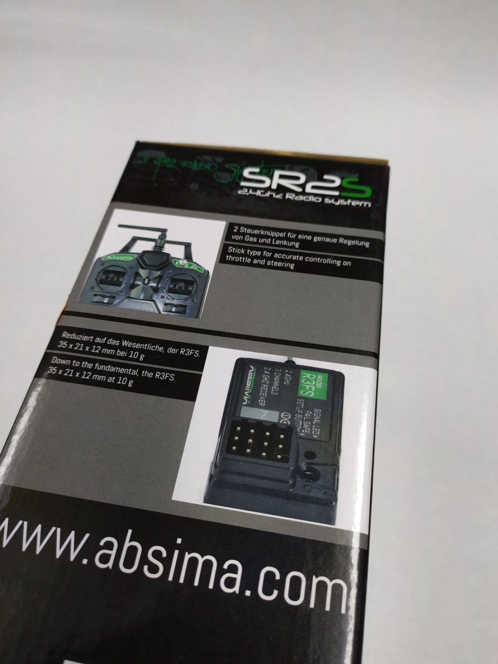 Télécommande 2 Channel Absima SR2S 2.4Ghz Radio System