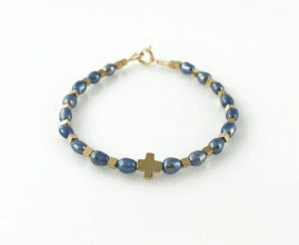 Bracelet Perle de Culture d'eau douce Hématite