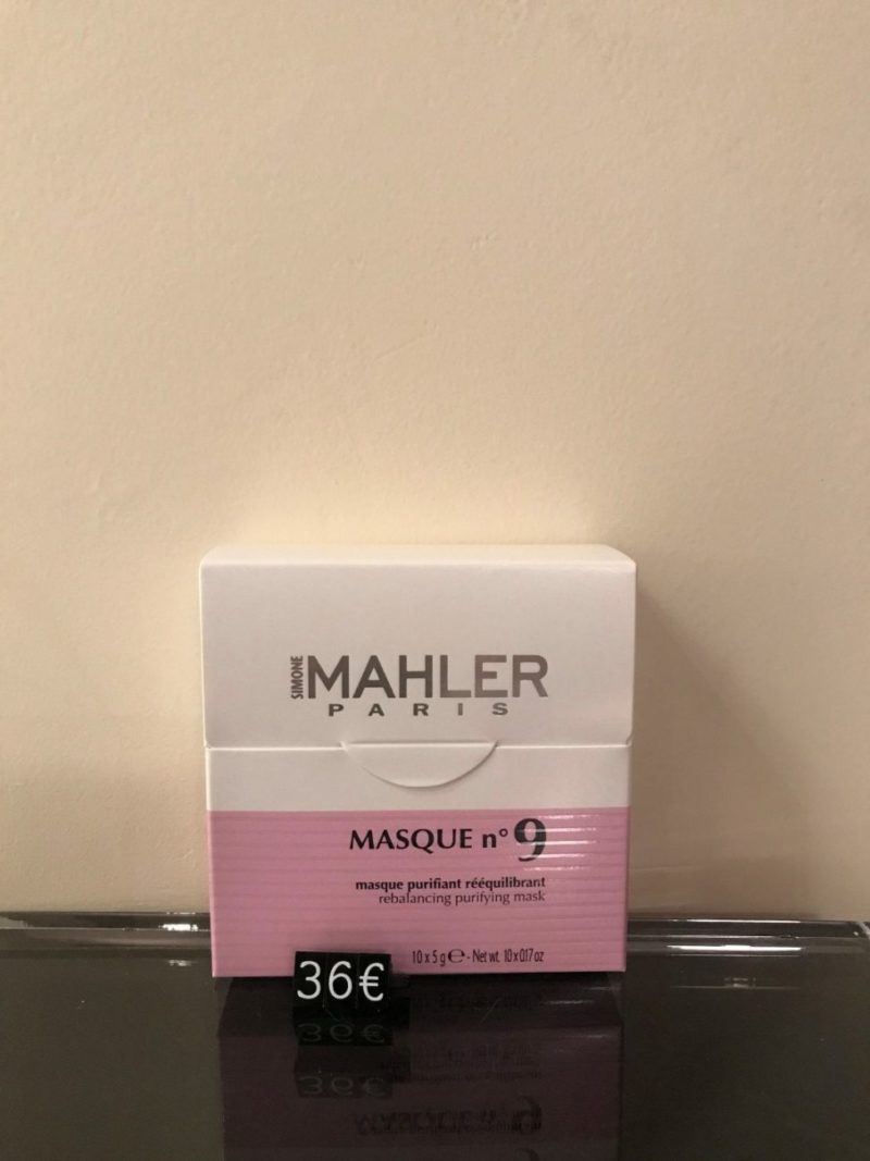 Masque numéro 9 10 sachets de 5g Simonr MAHLER