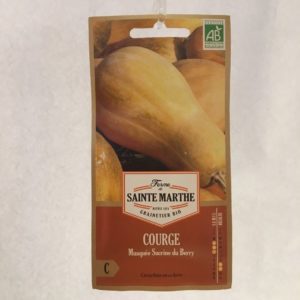 Courge Musquée Sucrine du Berry Bio Ferme de Sainte Marthe