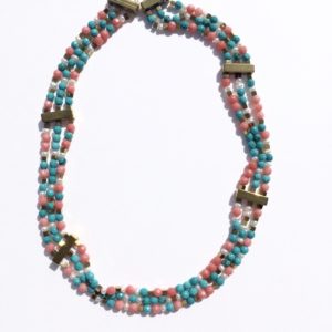 #Atelier114#bijoux#collier#turquoise reconstituée#bambou#perledeculturedeaudouce#hématite #bijouxcreateur#Toulouse#France