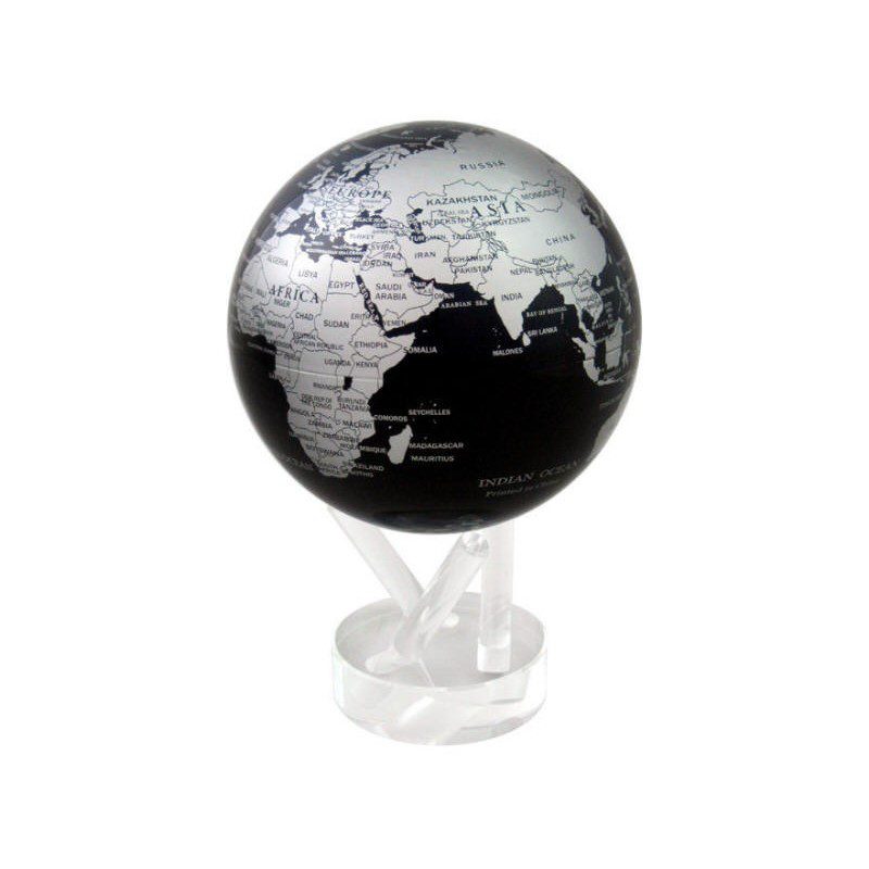 Globe terrestre noir et cuivre Mova 4,5  
