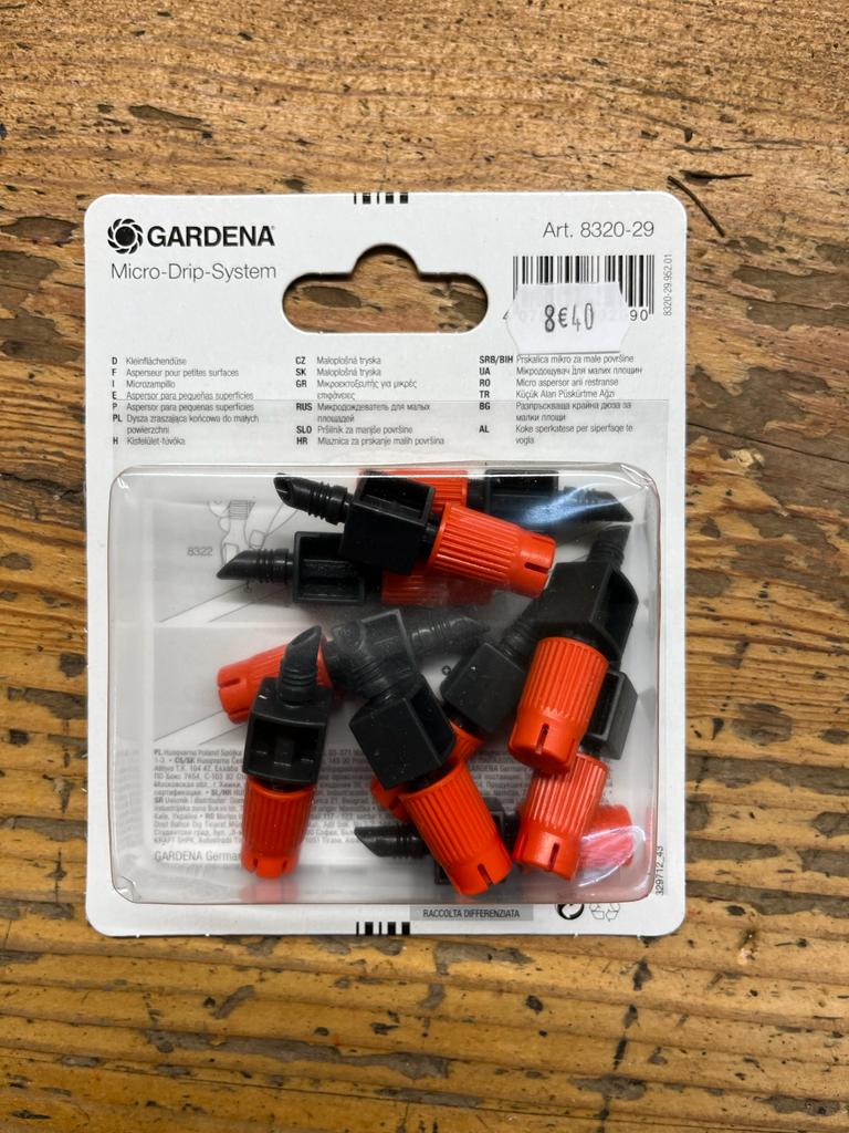 10 Asperseurs sur tuyau 13mm - Gardena