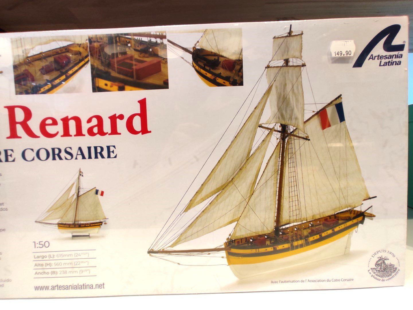 Le Renard cotre corsaire - Maquette de bateau
