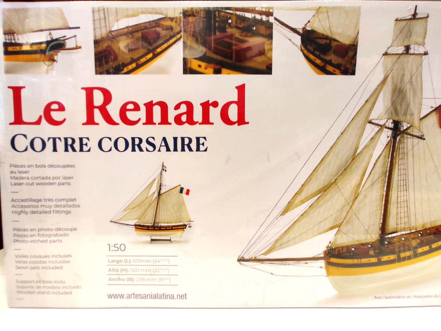 Le Renard cotre corsaire - Maquette de bateau