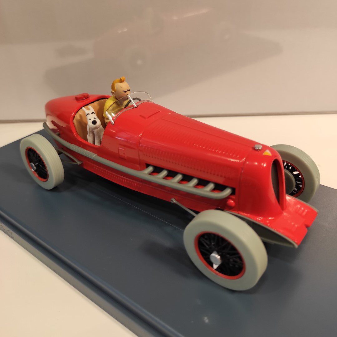 Voiture Tintin N°1-Le Bolide rouge