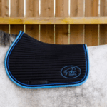 Tapis de selle JUMP'IN Balthazar Noir/bleu royal